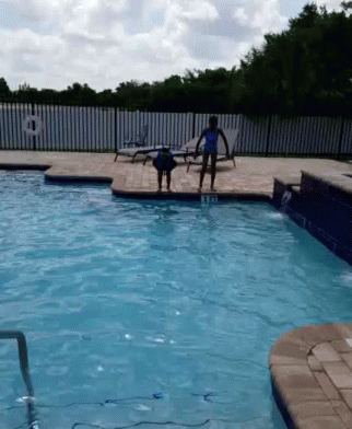 Kids Jump GIF - Kids Jump SwimmingPool - Discover & Share GIFs