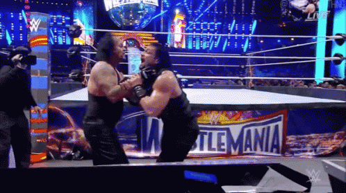 Resultado de imagem para Chokeslam table gif