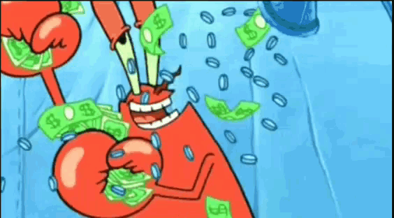 Mr Krabs Shower Gif Mrkrabs Shower Money Discover Share Gifs - mr krabs shower gif mrkrabs shower money gifs