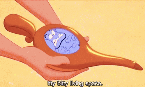 Image result for itty bitty living space gif