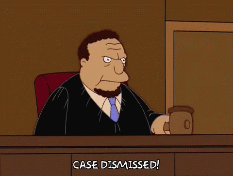 Gavel Case Dismissed GIF - Gavel CaseDismissed Simpsons GIFs