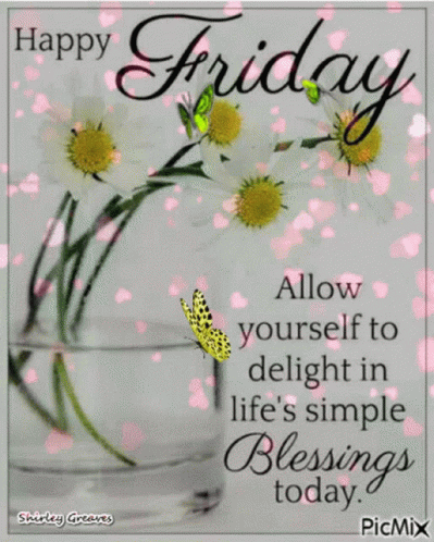 Happy Friday Hearts GIF - HappyFriday Hearts Butterfly - Discover & Share GIFs