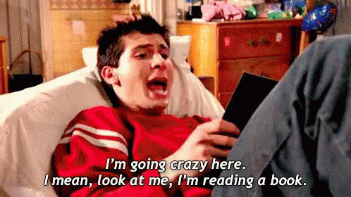 Nothing To Do But Read GIF - Bored Crazy Reading - Discover & Share GIFs
