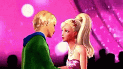 barbie and ken kissing in real life