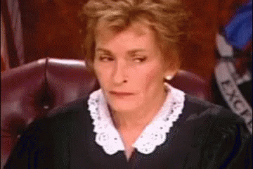 Image result for eye roll judge judy
