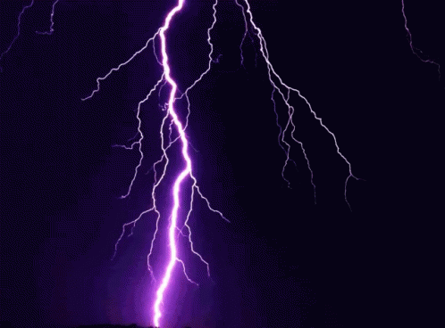 Blue Lightning Animated GIF
