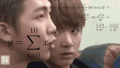 Bts Thinking GIF - Bts Thinking Math - Discover & Share GIFs