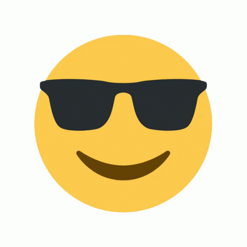 Sunglasses Smiley GIF - Sunglasses Smiley Emoji - Discover & Share GIFs
