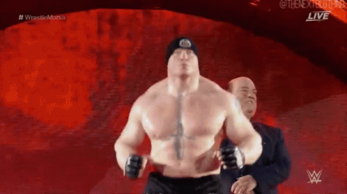 Resultado de imagem para brock lesnar wwe entrance gif