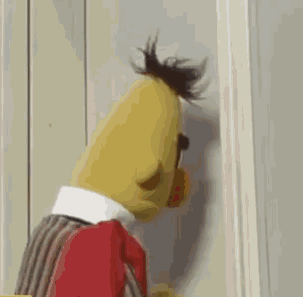 Sesame Street Bert GIF SesameStreet Bert Eavesdrop Discover & Share GIF...