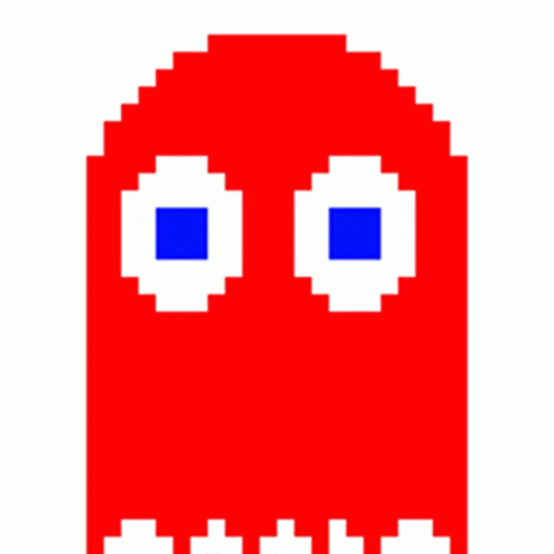 what is the name of the red ghost in pac man
