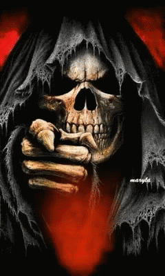 Skull Death GIF - Skull Death Grim - Descubre & Comparte GIFs