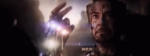 Iron Man Snap GIF - IronMan Snap Gauntlet - Discover & Share GIFs