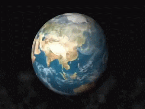 free earth globe spinning gif animated