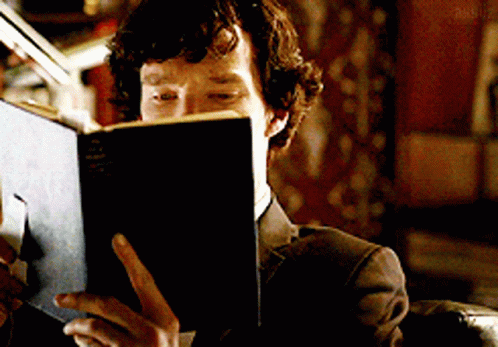 Reading Benedict Cumberbatch GIF - Reading BenedictCumberbatch ...