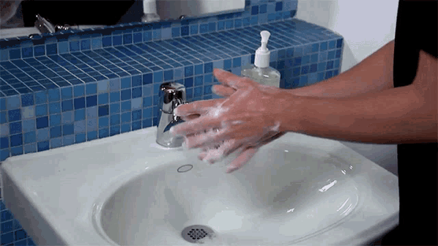 Resultado de imagen de hand wash gif