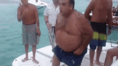 fat guy dance battle