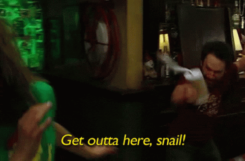 Snail Get Out Gif Snail Getout Leave Discover Share Gifs