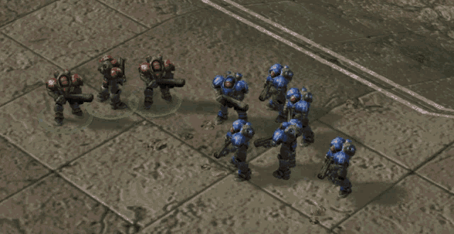 Dancing Marines Starcraft2 GIF - DancingMarines Starcraft2 Terran ...