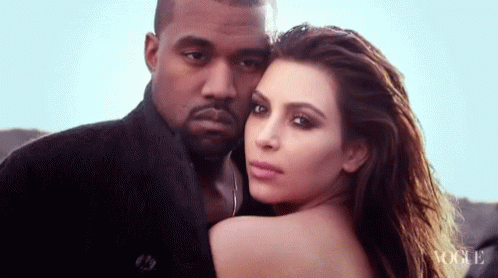 Kim Kardashian Kanye West GIF - KimKardashian KimK KanyeWest ...