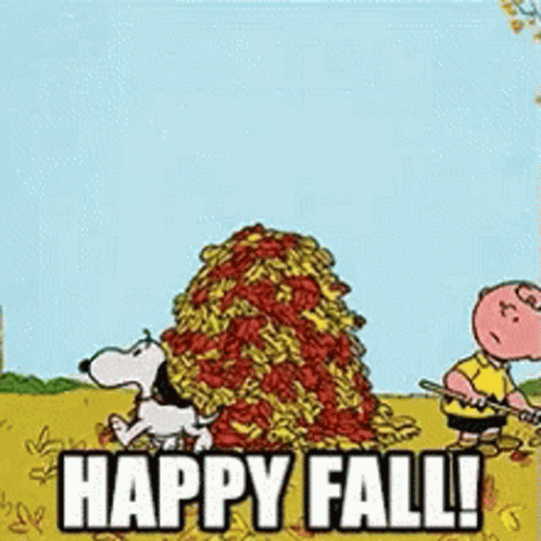 Happy Fall Autumn GIF - HappyFall Autumn LeafPile - Discover & Share GIFs
