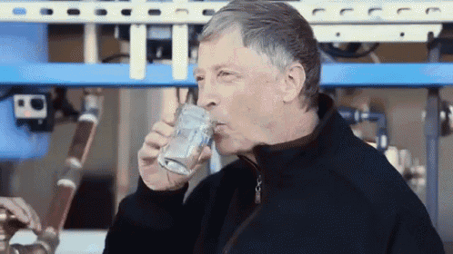 It's Water GIF - Water BillGates Poop - Discover & Share GIFs