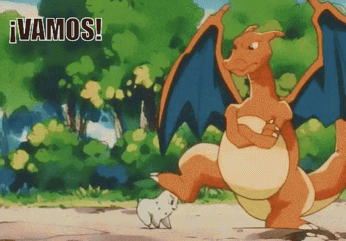 pokemon esfuerzate vamos charizard