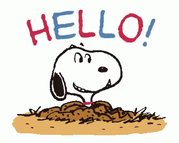 Image result for snoopy hello