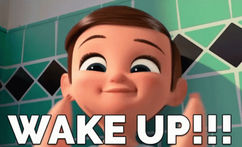 Image result for Wake up gif