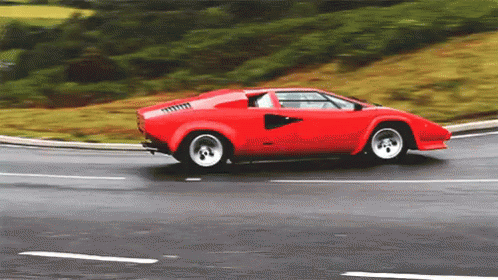 Lamborghini Countach Drift GIF - Driving Lambo Drift ...