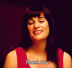 Rachelberry Glee GIF - Rachelberry Glee Thankyou - Discover &amp; Share GIFs