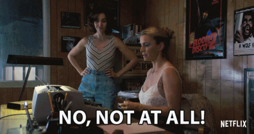 No Not At All Of Course Not GIF - NoNotAtAll OfCourseNot AbsolutelyNot - Discover & Share GIFs