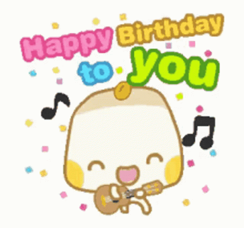 free happy birthday song gif with sound