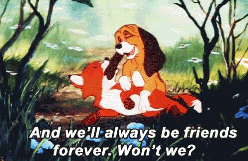 The Fox And The Hound Disney GIF - TheFoxAndTheHound Disney Friends GIFs