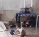 baby lifing weights and thowing them baby lifing weights and thowing them