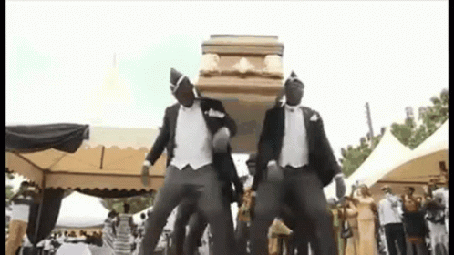 Dancing Pallbearers Dancing Coffin GIF - DancingPallbearers ...