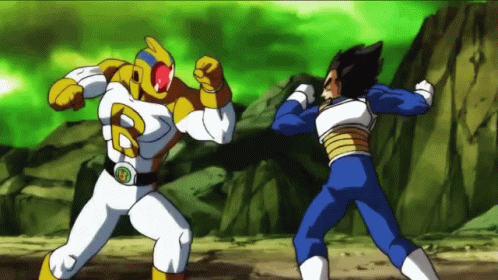 vegeta battle