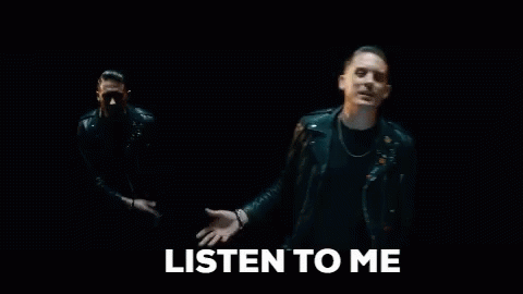 laying down listening to music gif