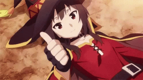 Megumin Thumbs Up GIF - Megumin ThumbsUp Okay - Discover & Share GIFs