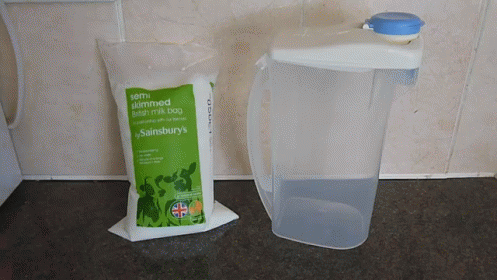 milk in a bag