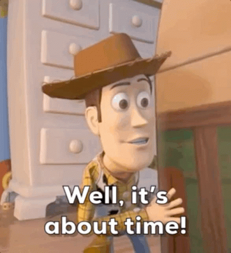 Toy Story Woody GIF - ToyStory Woody AboutTime - Discover & Share GIFs