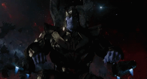 Résultat de recherche d'images pour "thanos guardian of the galaxy gif"