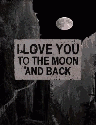 Love Love You To The Moon And Back GIF - Love LoveYouToTheMoonAndBack