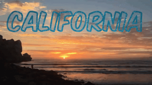 California Beach GIF - California Beach Sunset - Discover & Share GIFs