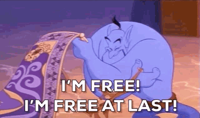 Genie Im Free GIF Genie ImFree AtLast Discover Share GIFs Genie Im Free GIF Genie ImFree AtLast Discover Share GIFs