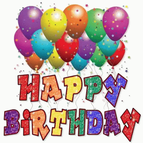 Birthday Happy Birthday GIF - Birthday HappyBirthday Balloons
