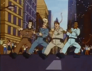 Image result for gif ghostbusters cartoon