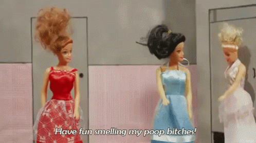 barbie toilet