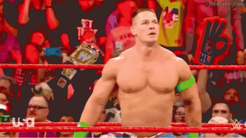 All of WWE and fan universe, let'S give john cena a hero's welcom...
