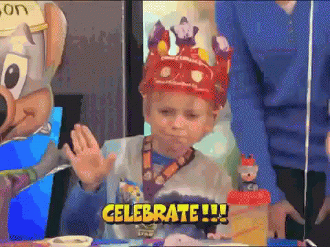 happy birthday gif happybirthday hbd chuckiecheese discover